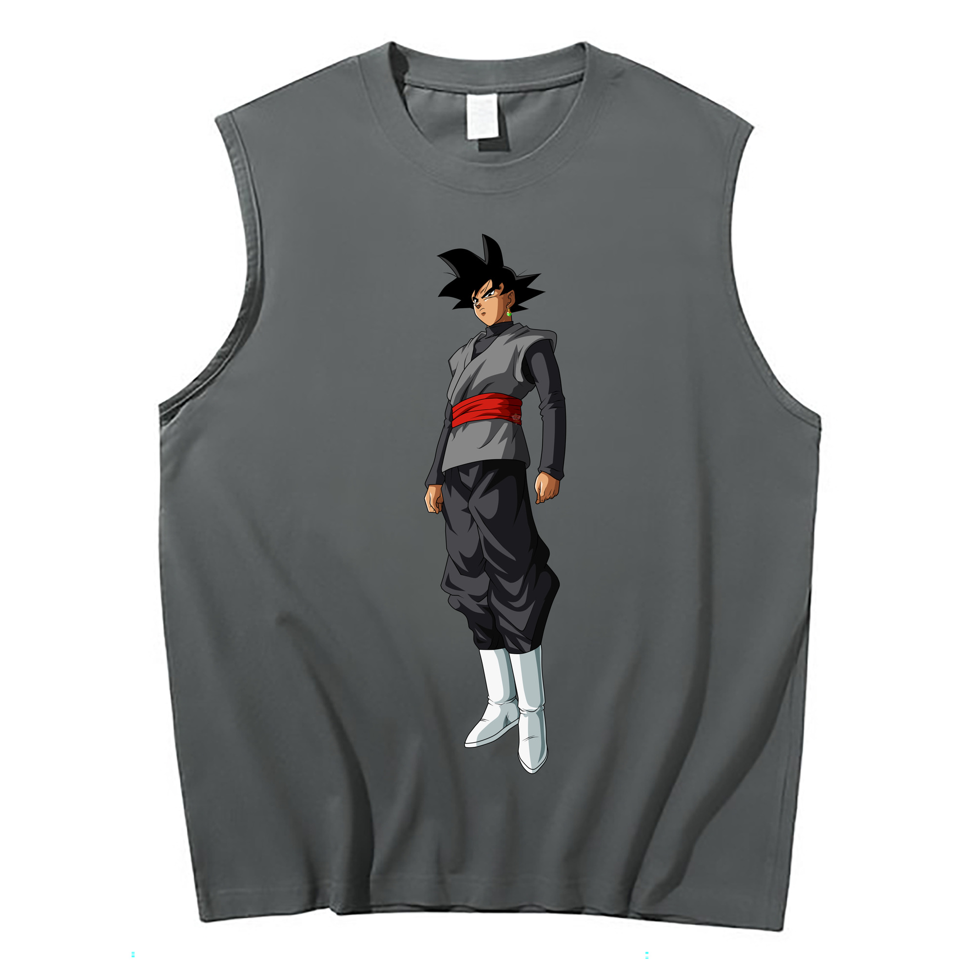（画像用） ドラゴンボール ベジータ四世（Bejīta Yonsei）DRAGON BALL Vegeta IV コットン100％タンクトップ（フロントプリント）